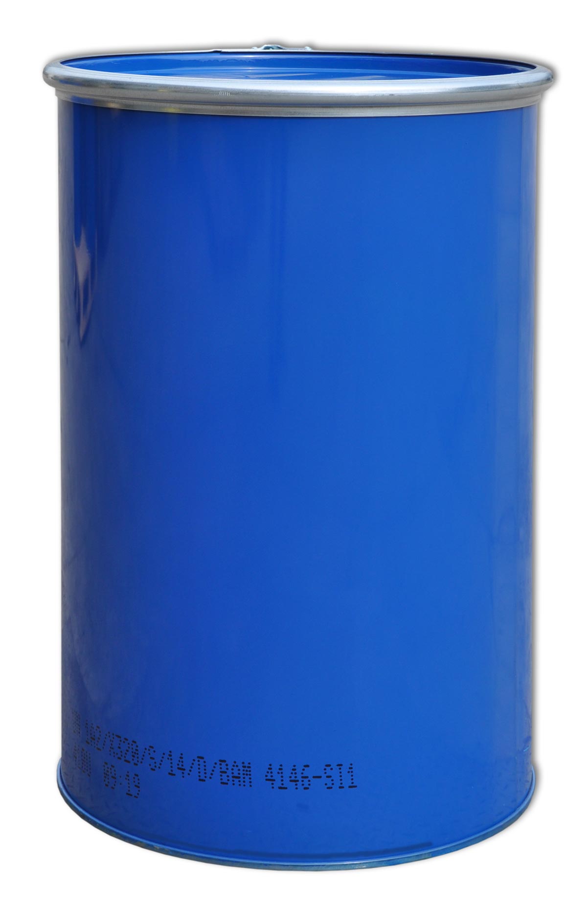 Deckelfass 213 Liter blau