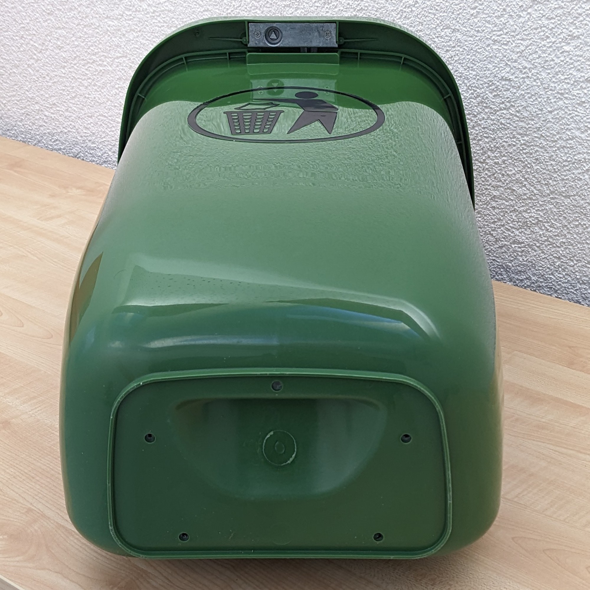 DIN Papierkorb Grün