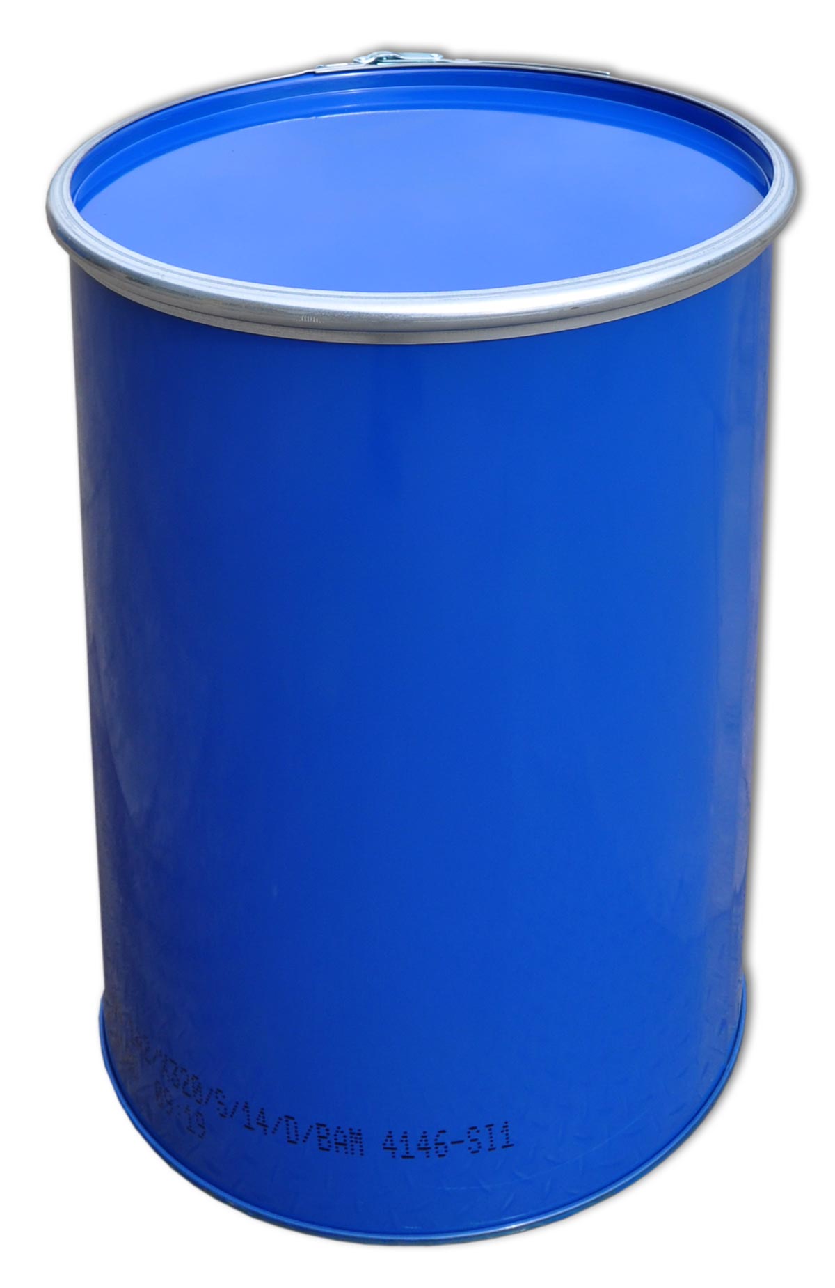 Deckelfass 213 Liter blau