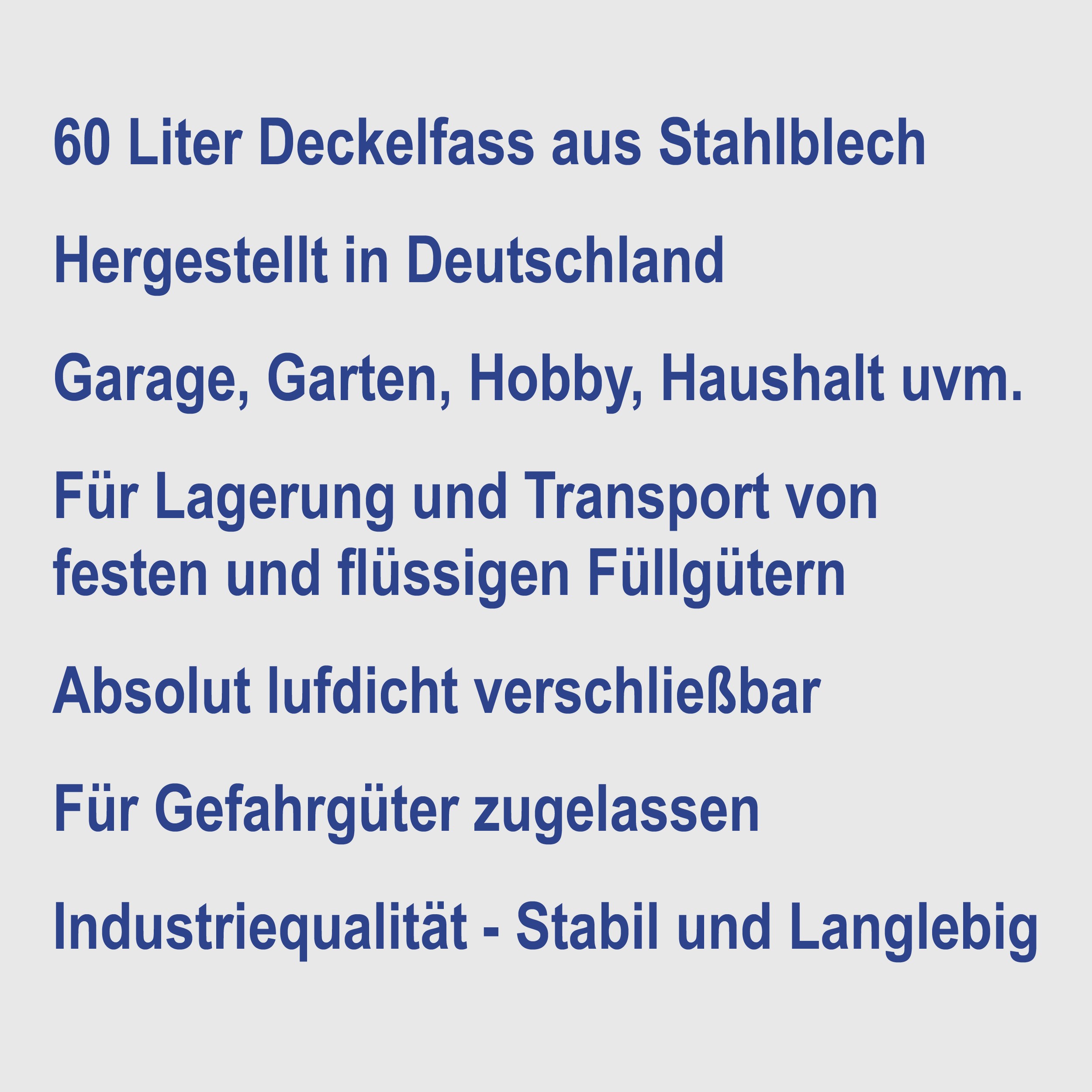 23021_1b Stahlfass 60 Liter Deckelfass blau