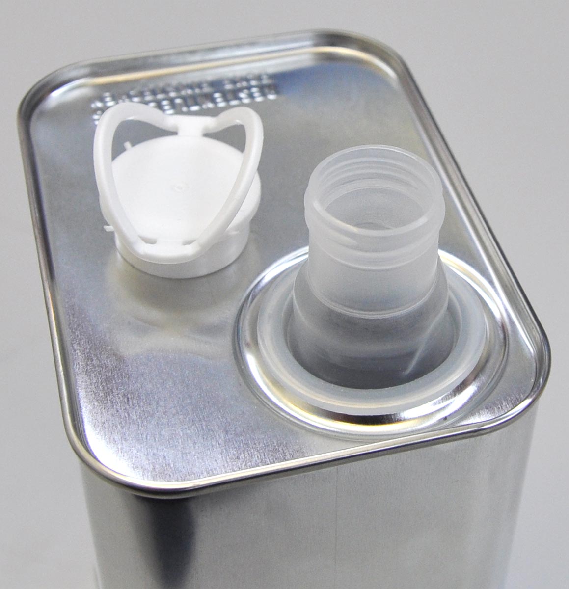 01 Liter Weißblechkanister mit Balgverschluss