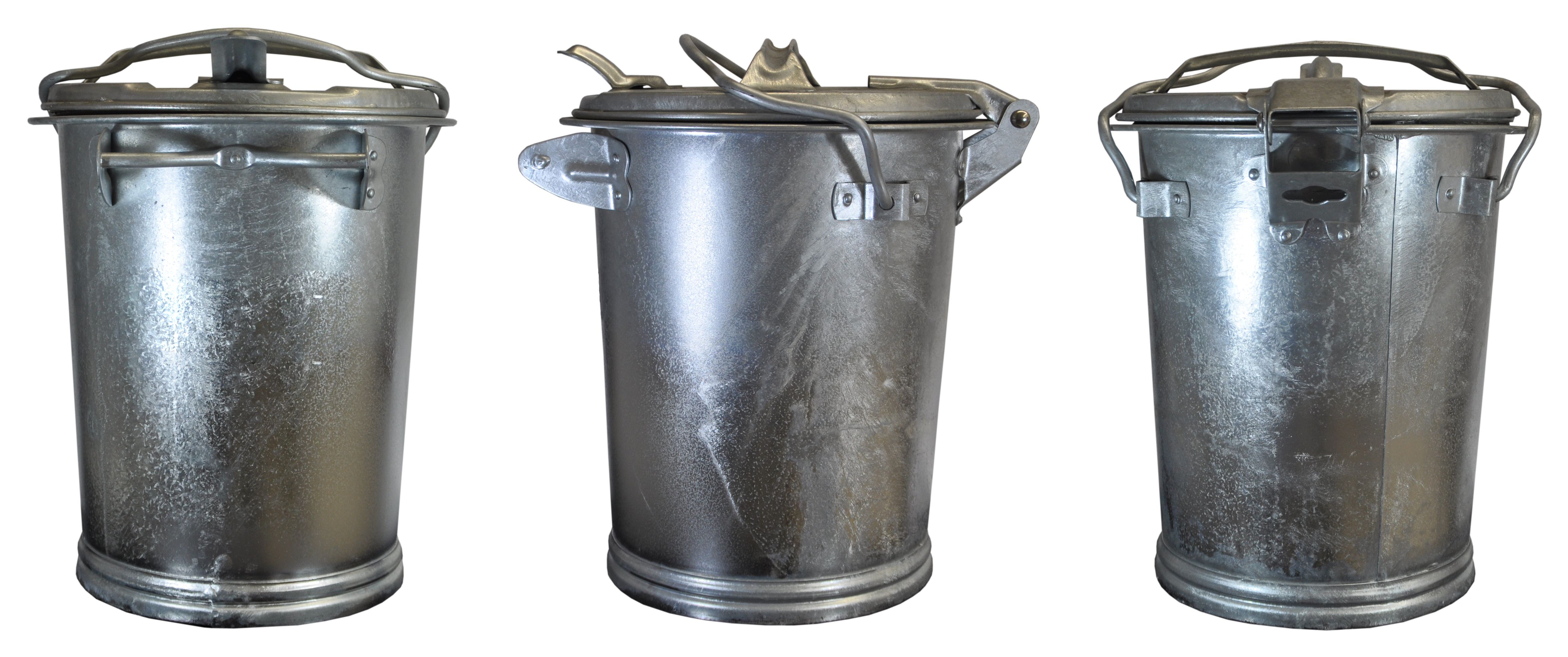 SME 35 Mülleimer Retrodesign Stahl