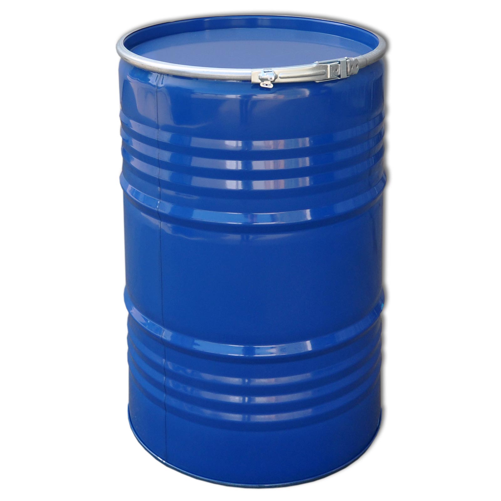 23031_galerie Deckelfass 213 Liter blau