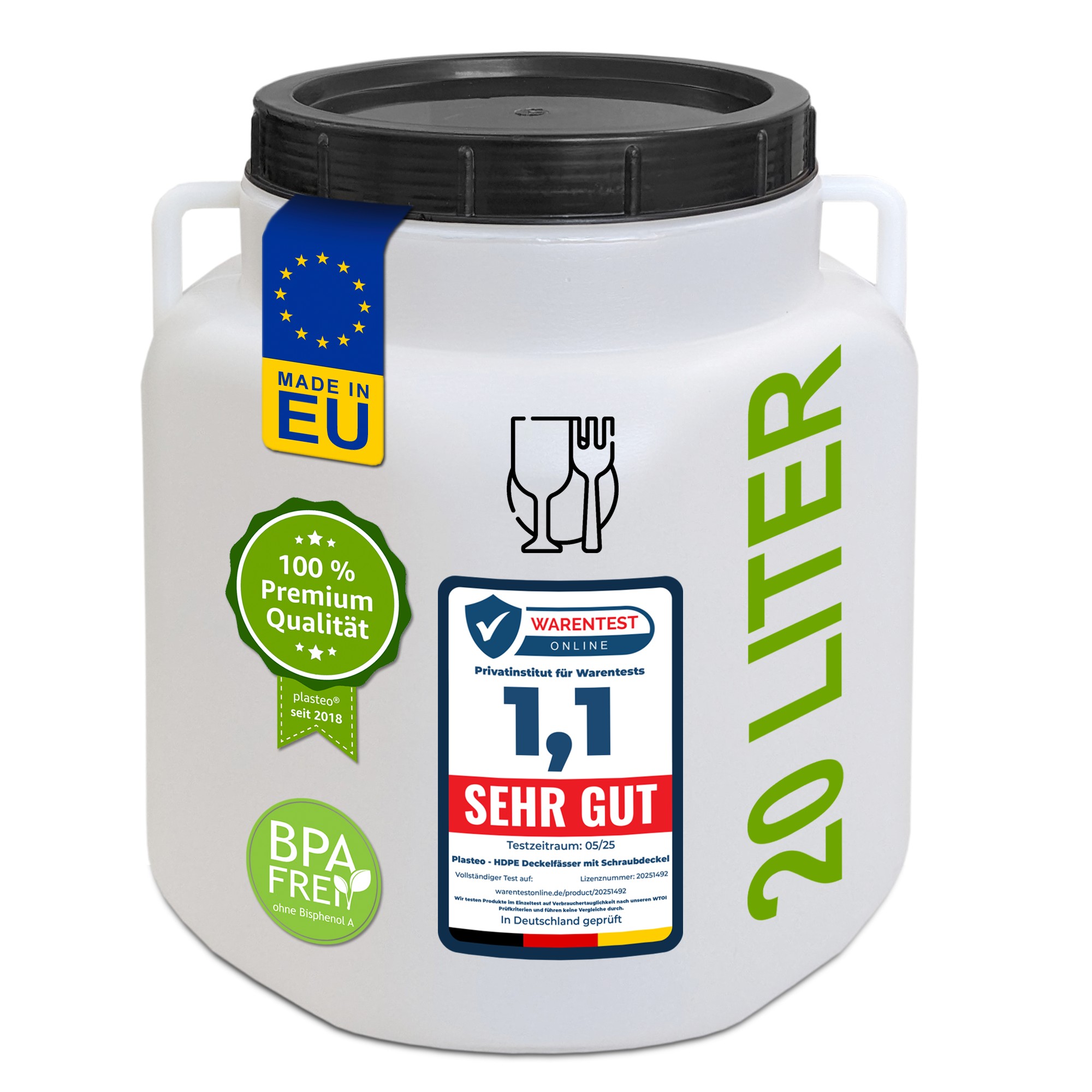 22582_galerie-badge_WO 20 Liter Schraubdeckelfass eckig