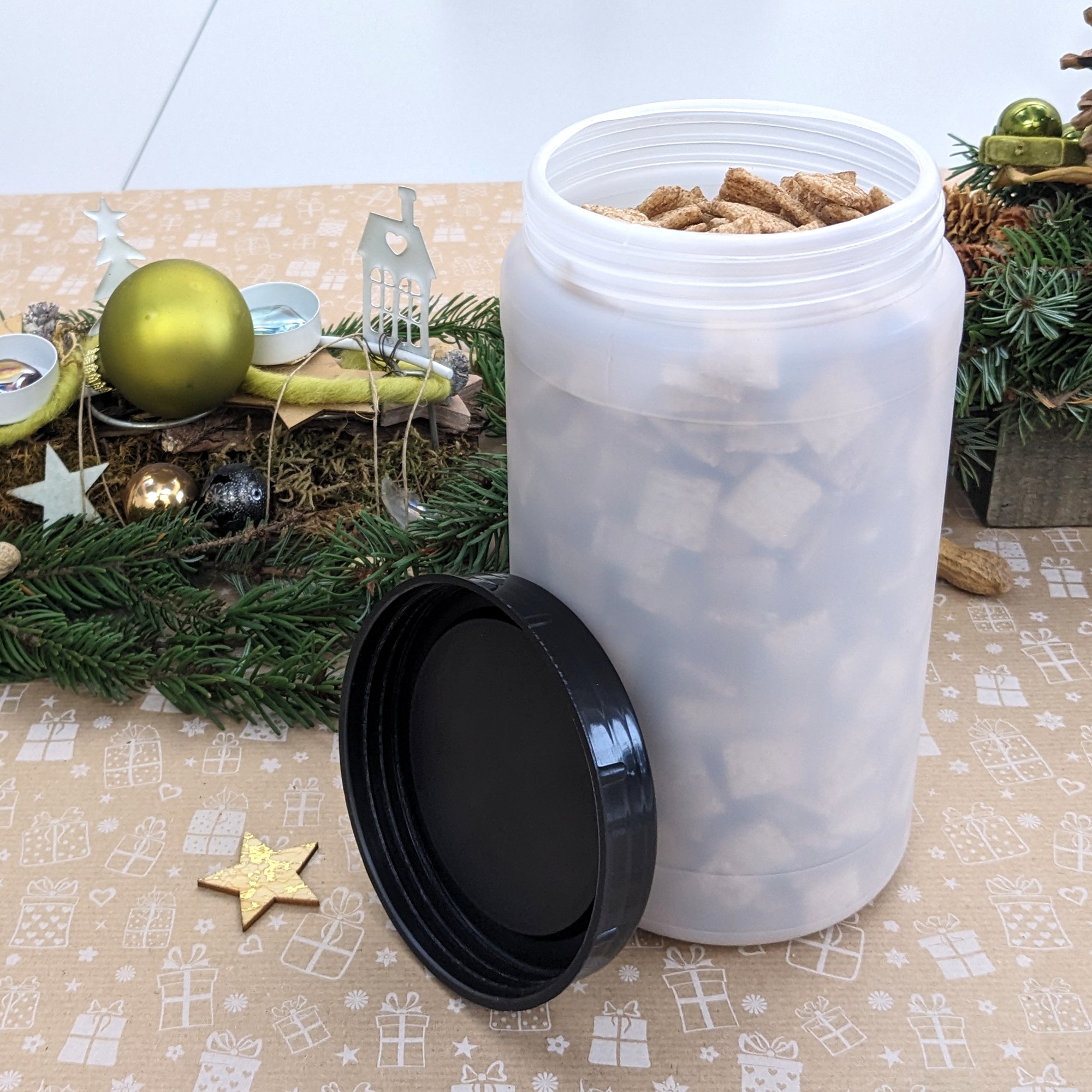 22495_1c 2 Liter Vorratsdose mit Schraubdeckel