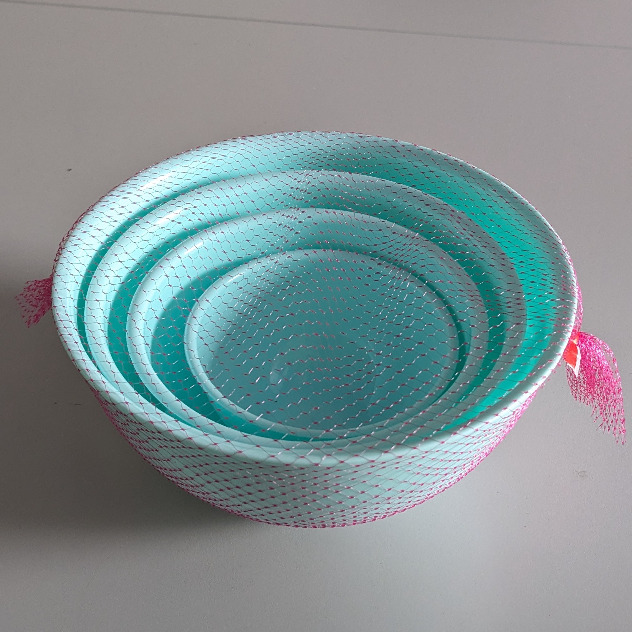 22552_14 Set of 4 plastic bowls 0.5 + 1 + 2 + 3 liters