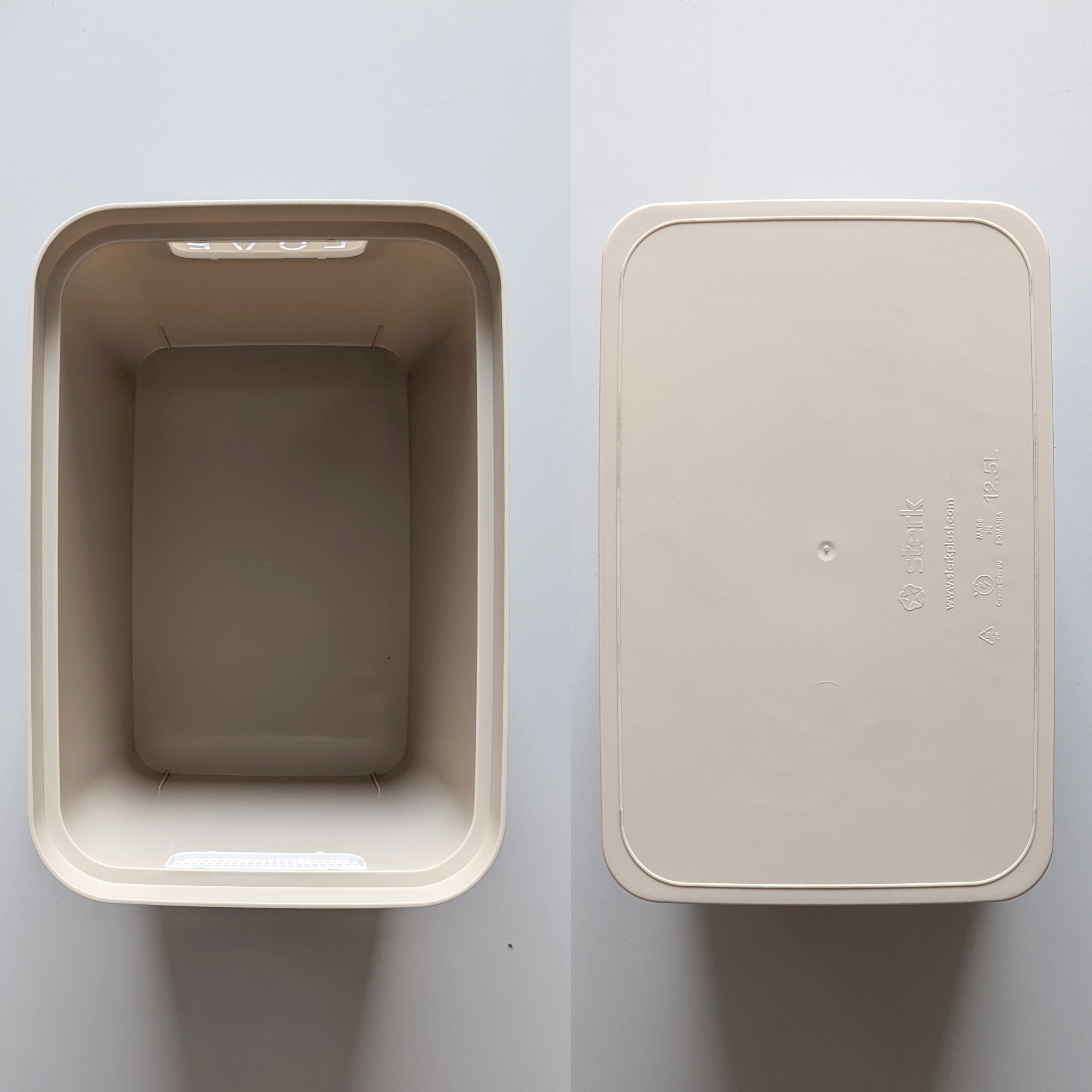 Aufbewahrungsbox mit Stülpdeckel 12,5 Liter