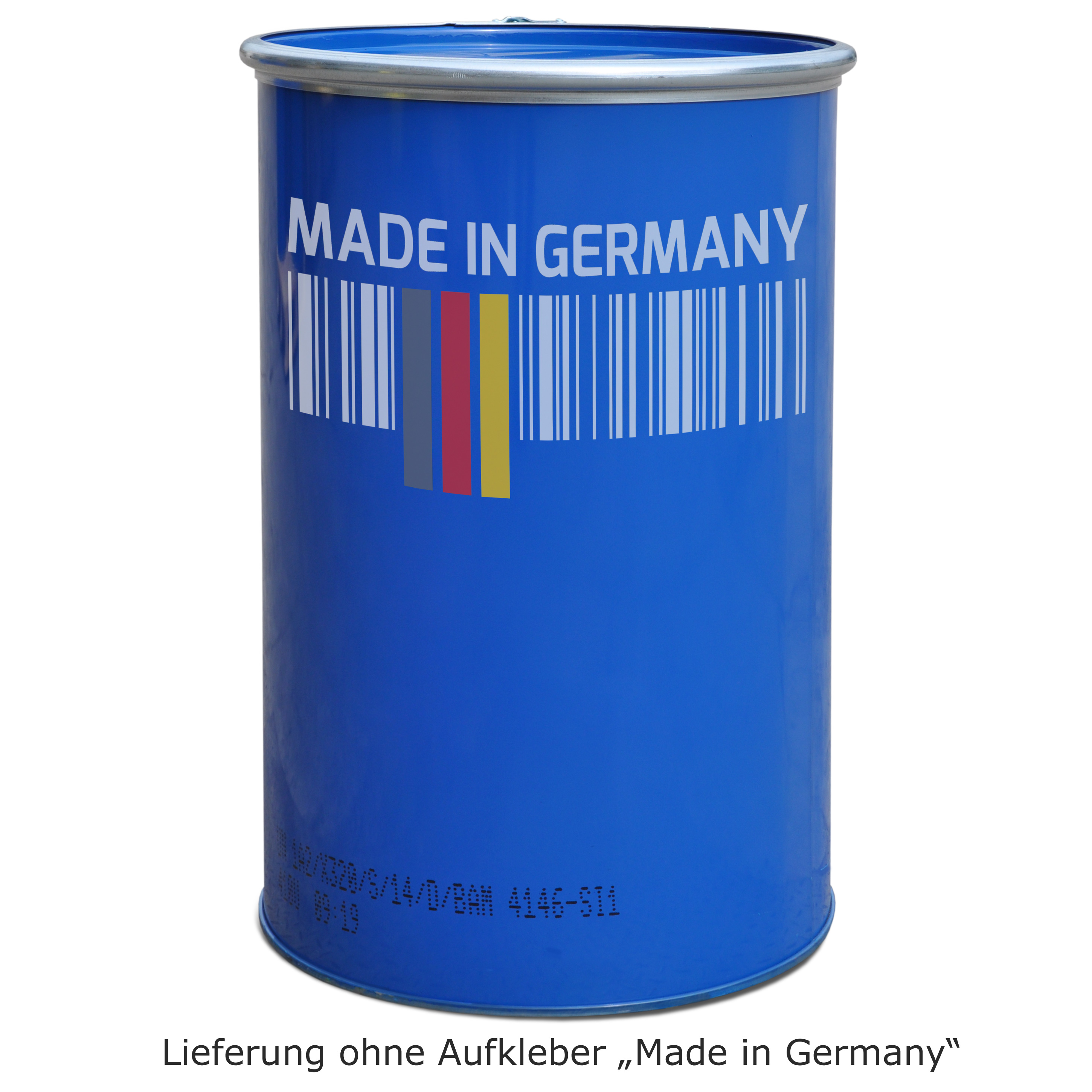 Deckelfass 213 Liter blau