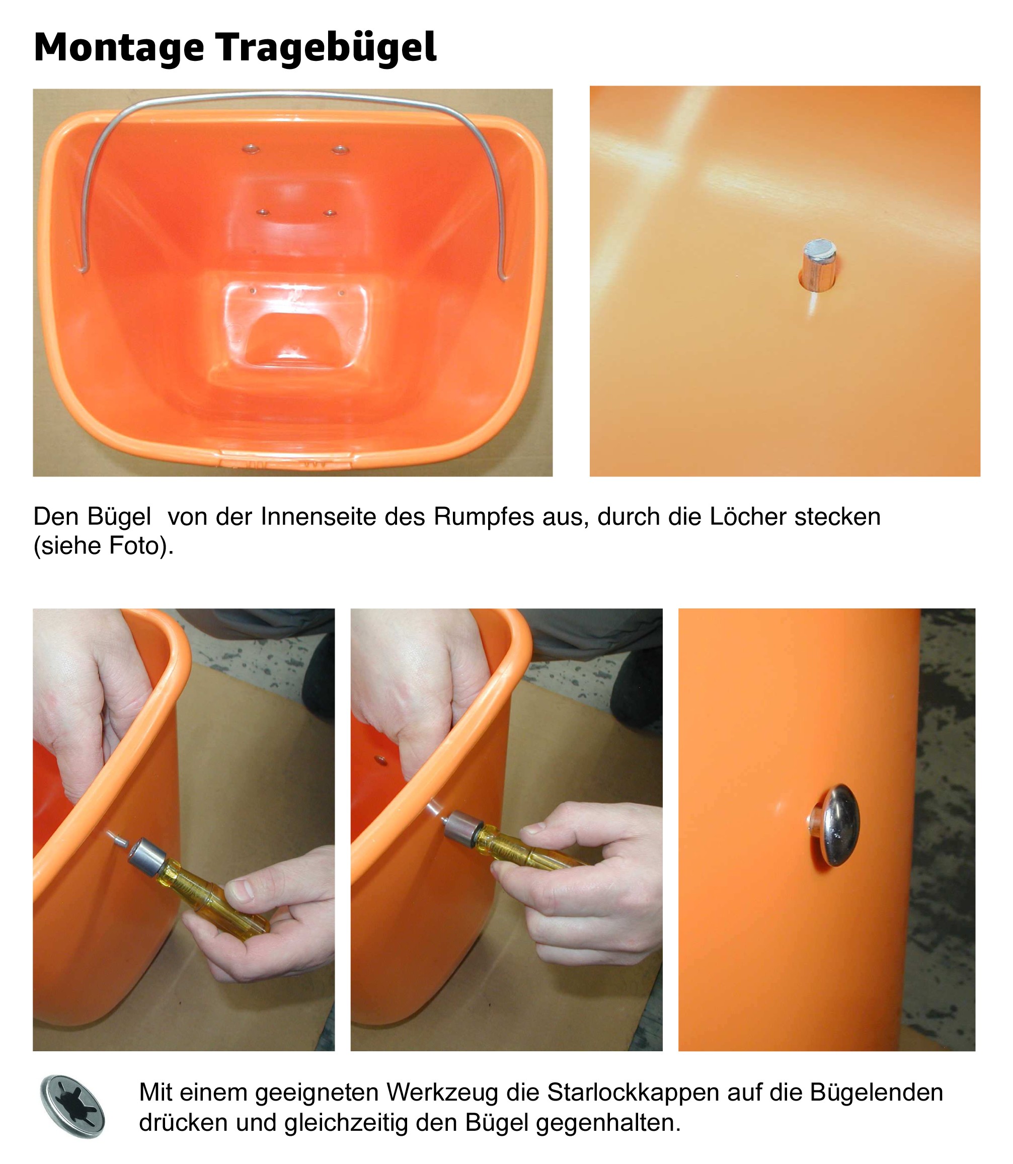 Montageanleitung_Kappen DIN Papierkorb Orange