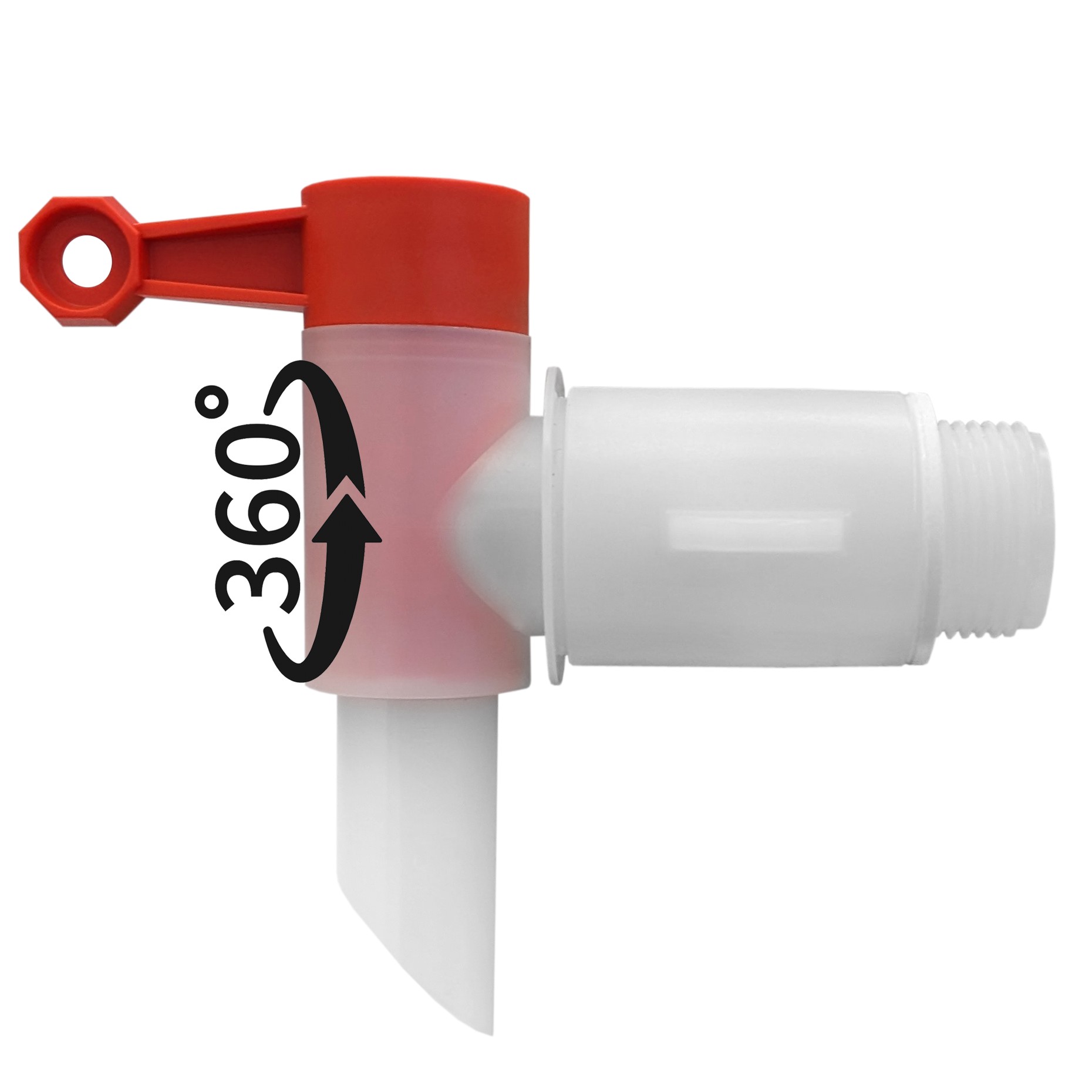 22044_1b AFT-Hahn mit Aussengewinde 3/4 + Plastemutter