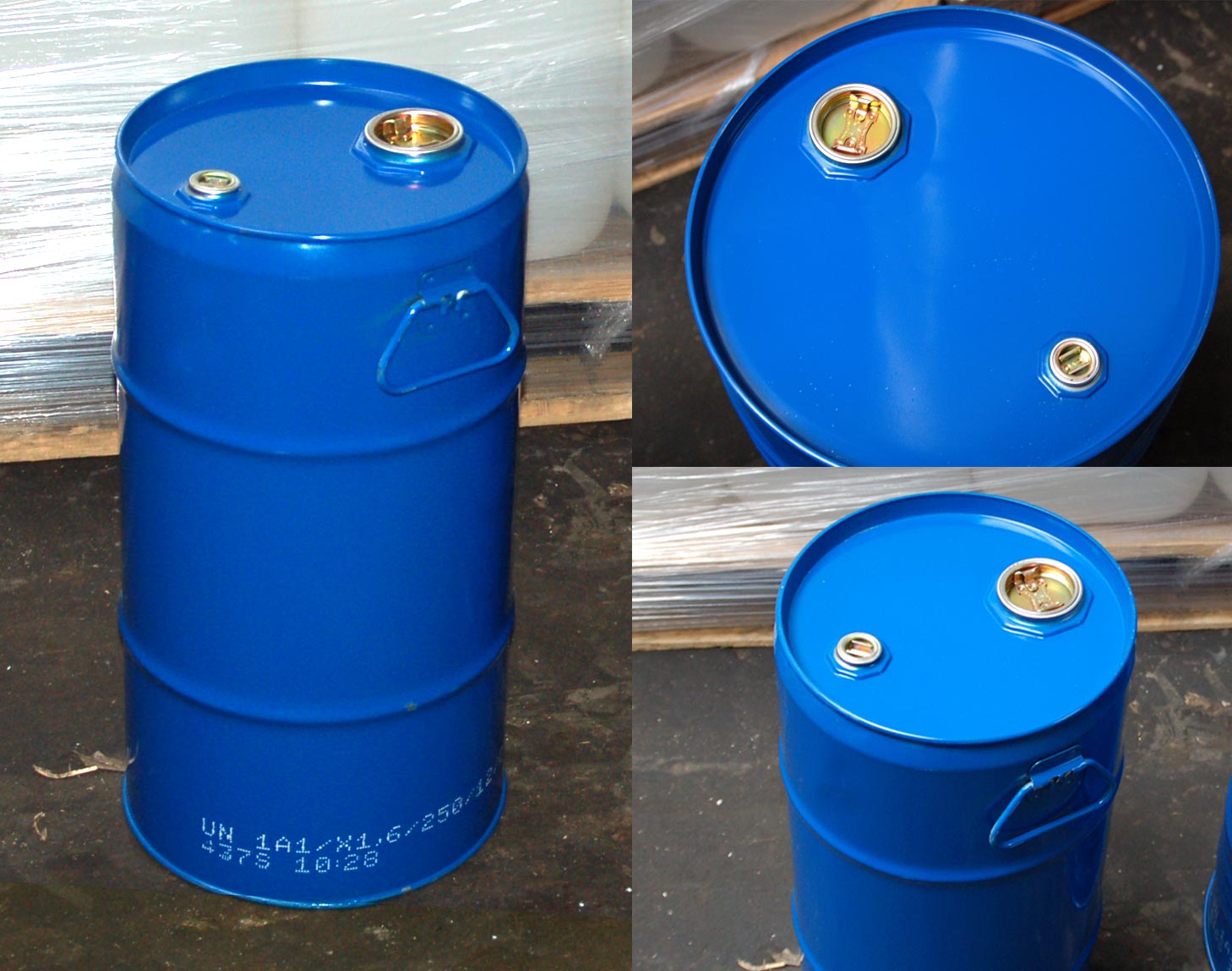 Spundfass 30 Liter blau