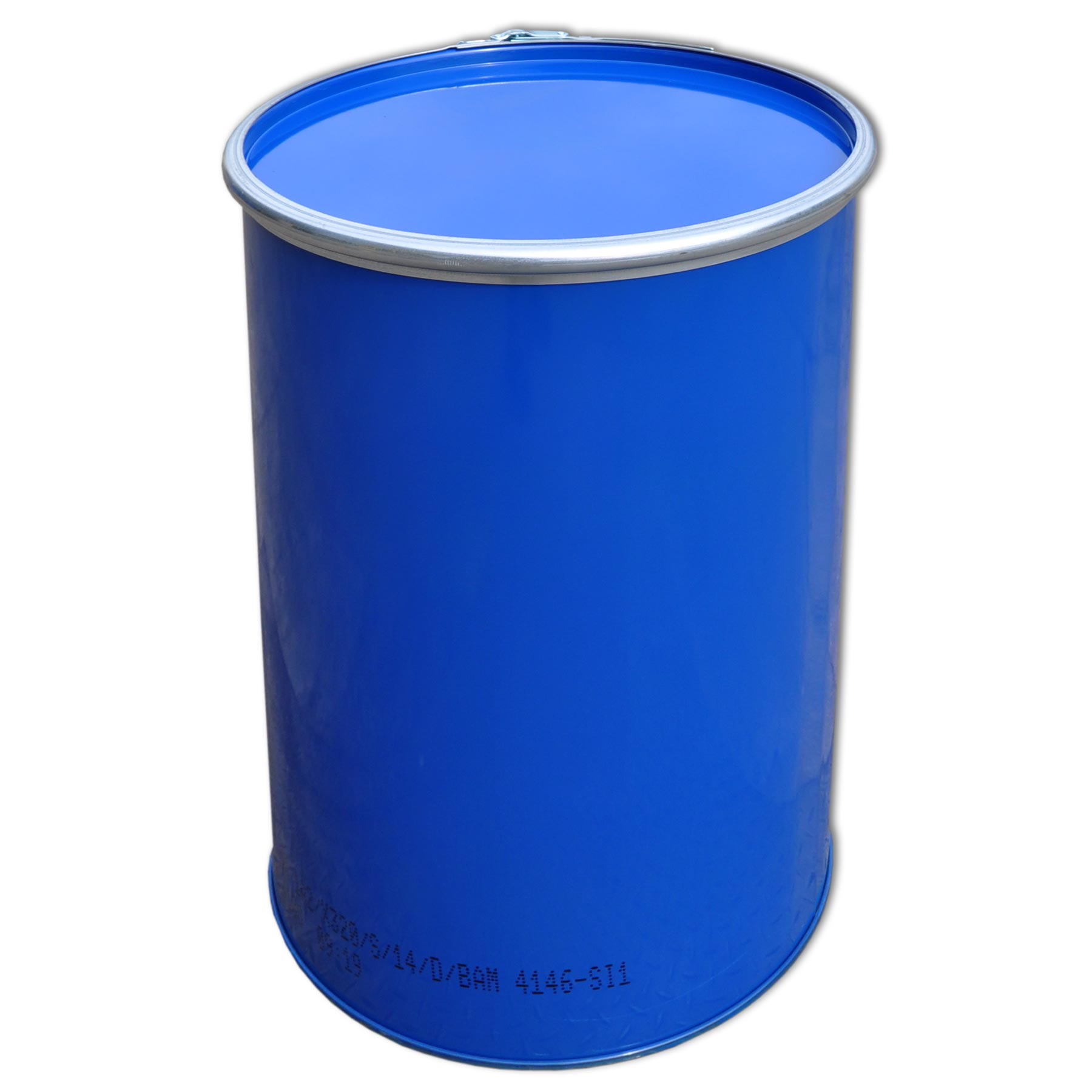 23026_galerie Deckelfass 213 Liter blau