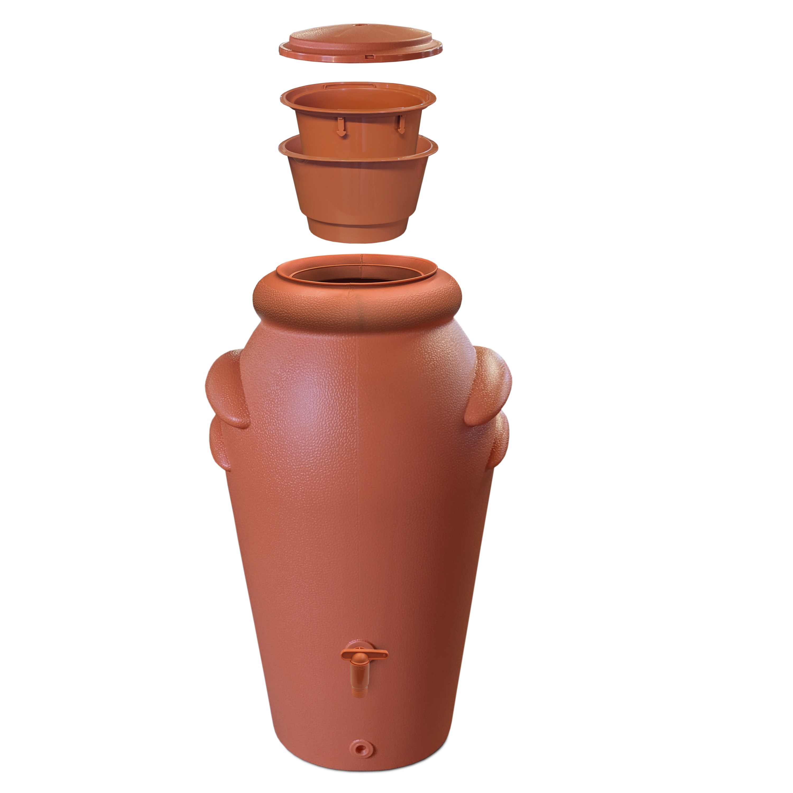 22572_1x Regensammler 200 Liter Amphore im Antikdesign