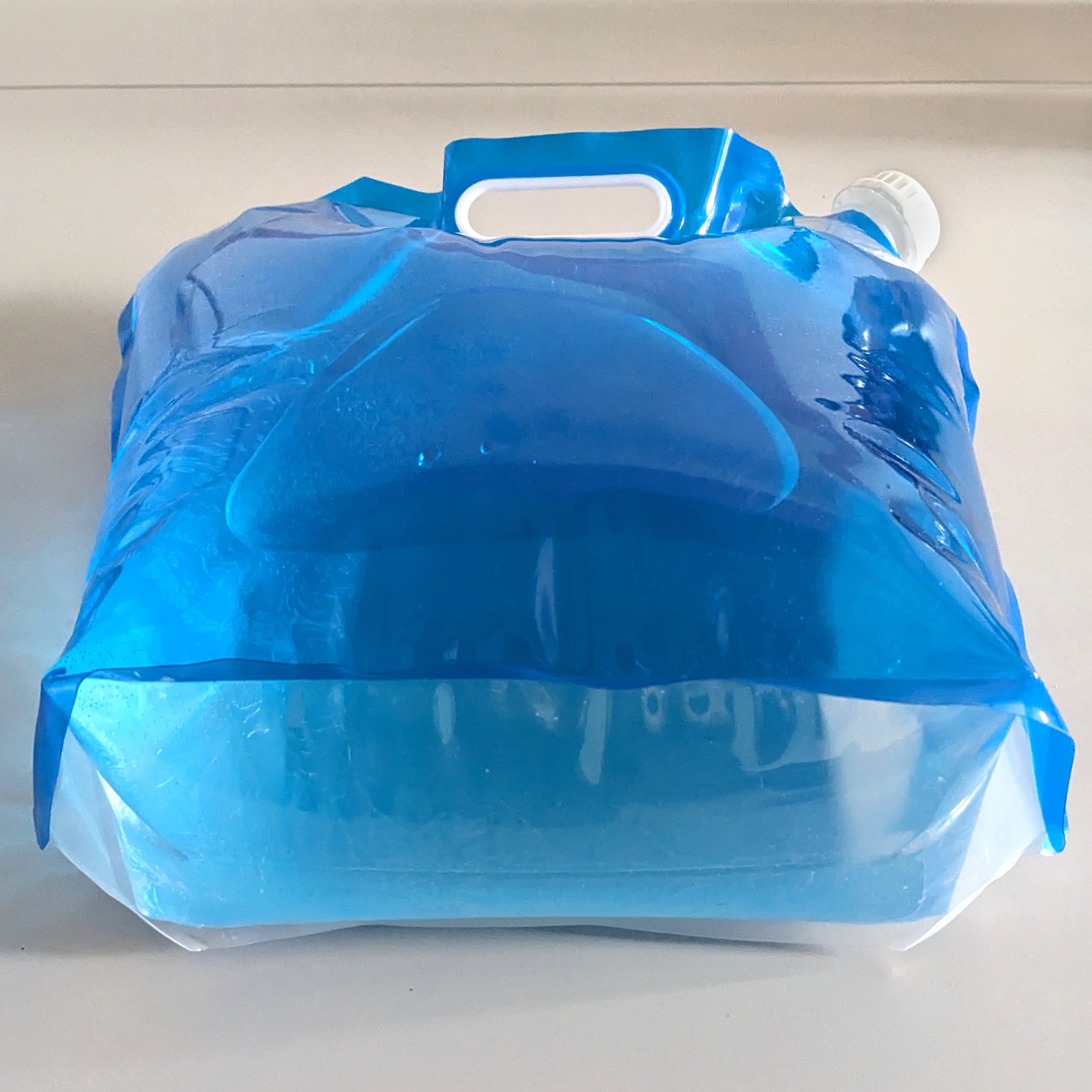 22128_1f plasteo Faltbarer Wasserkanister 10L BPA-frei für Trinkwasser Camping Festival Garten stabil