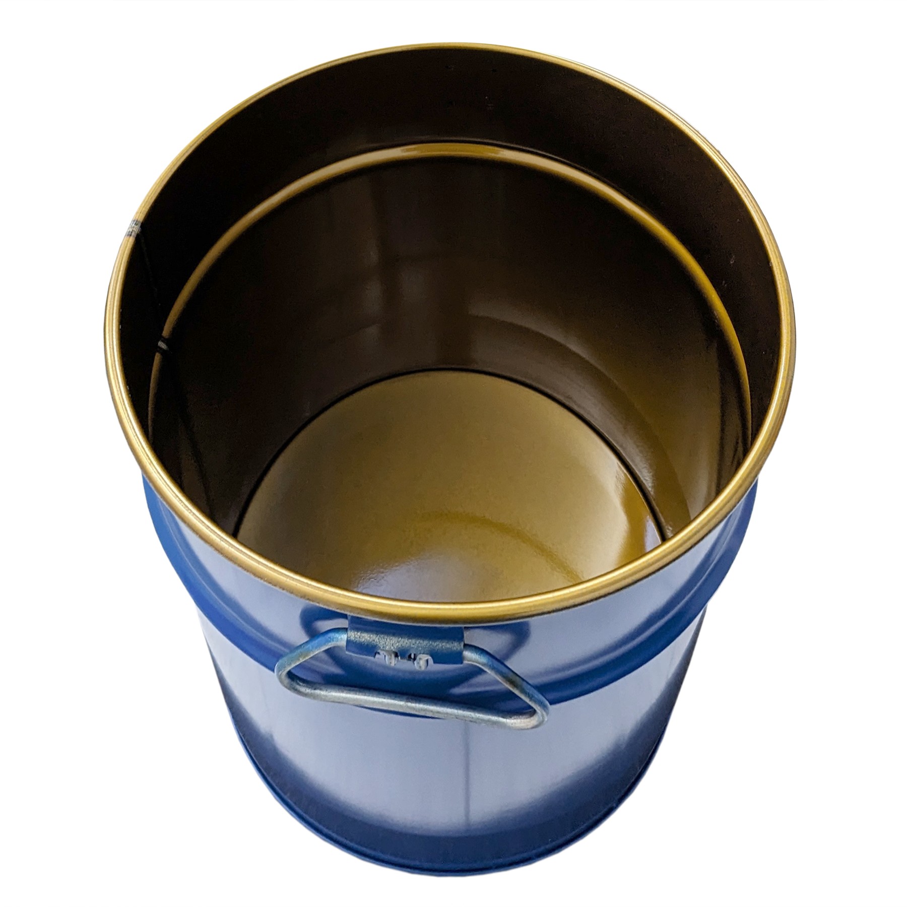 23020_1d 30L Stahlfass Hobbock UN Deckelfass mit Spannring