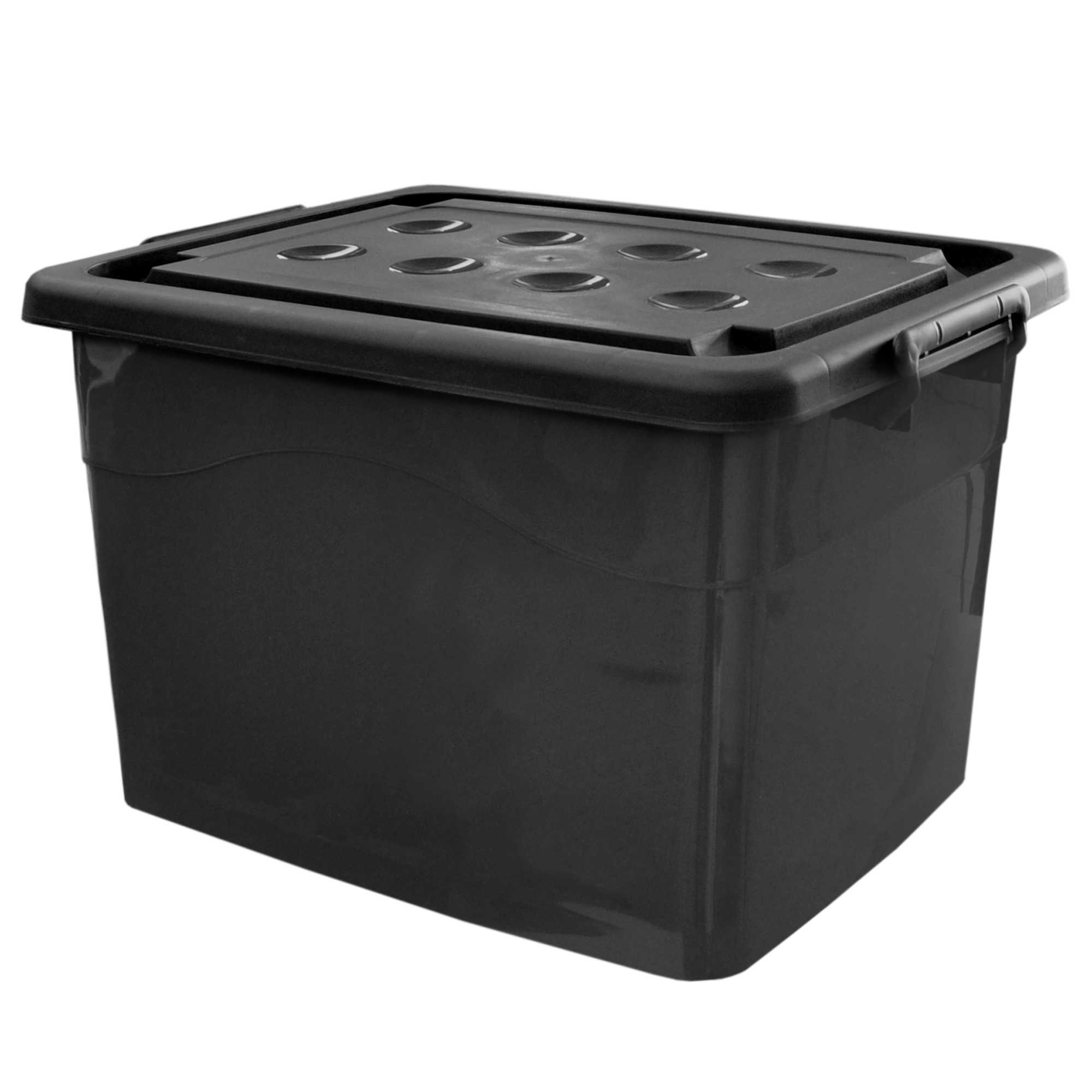 Rollenbox 90 Liter schwarz