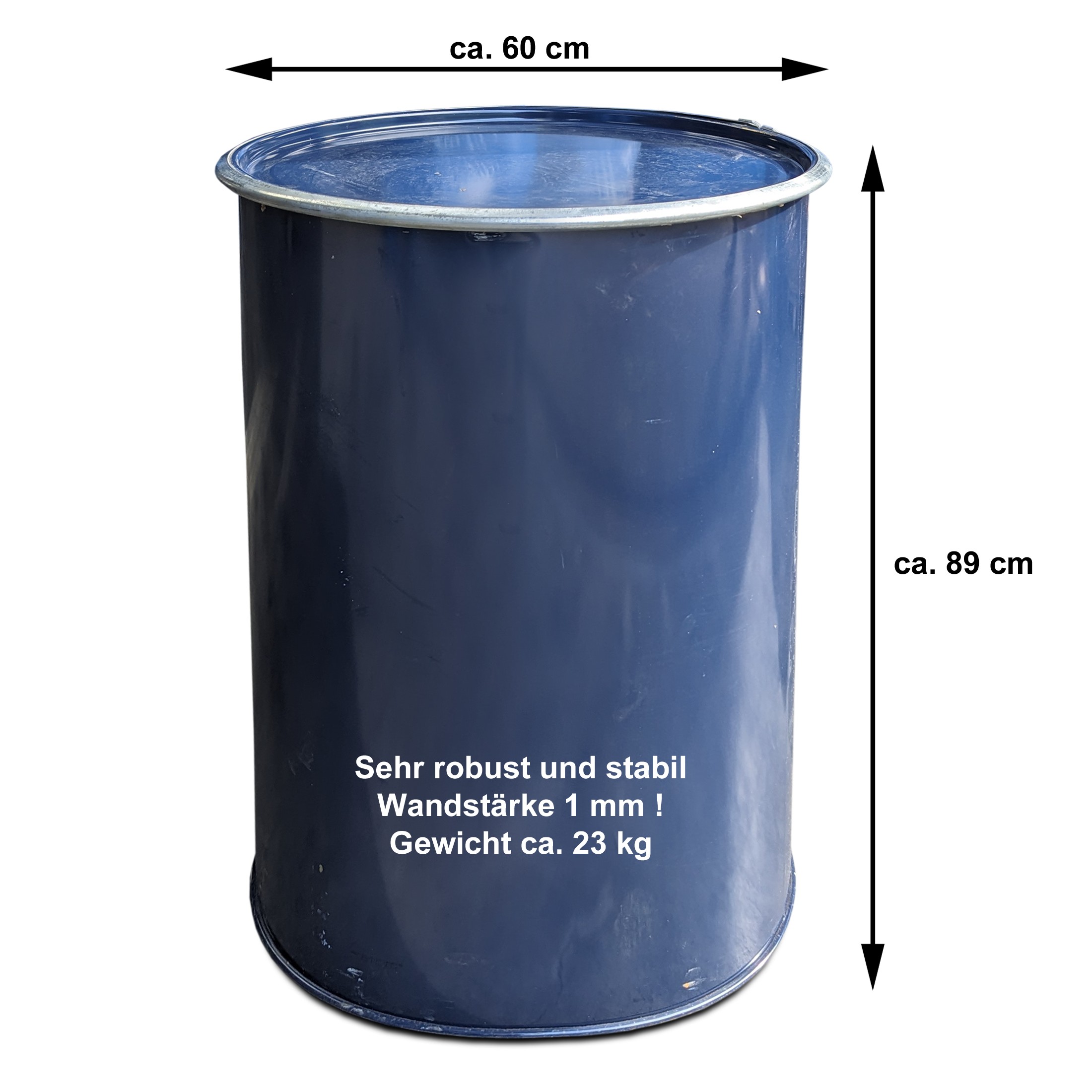 23039_1b Deckelfass 200 Liter gebraucht