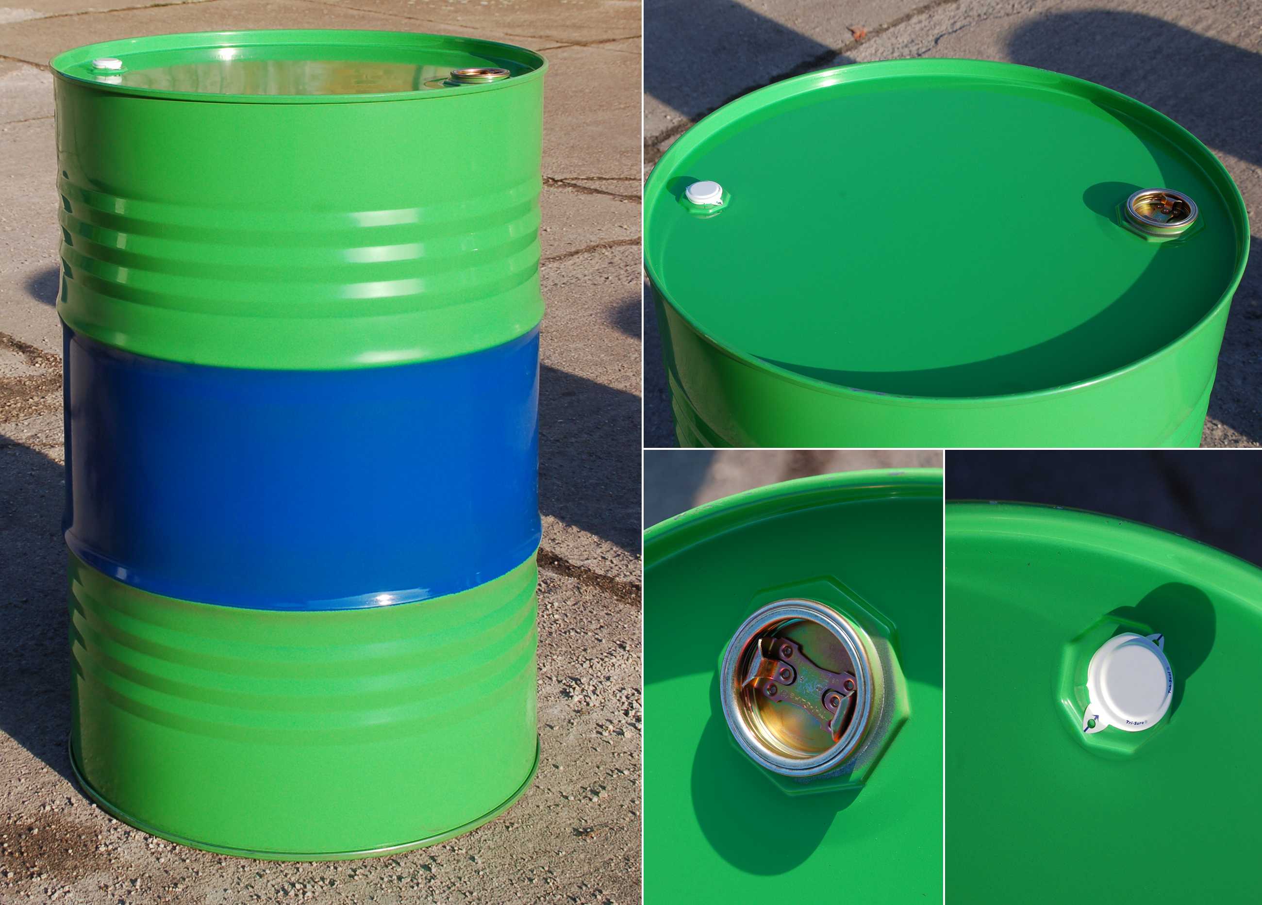 Spundfass 216 Liter grün