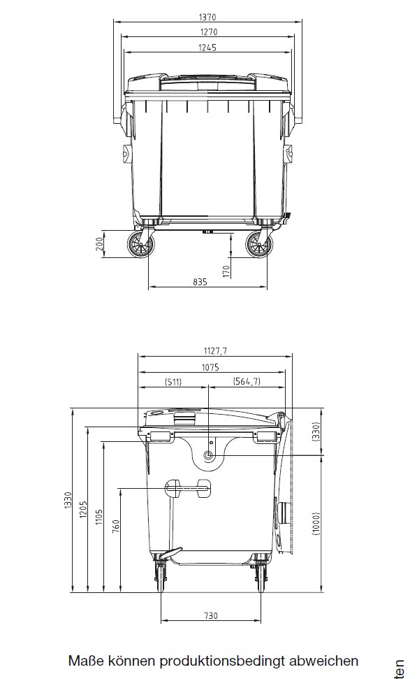 mgb_1100_fd Sulo MGB 1100 mit Flachdeckel
