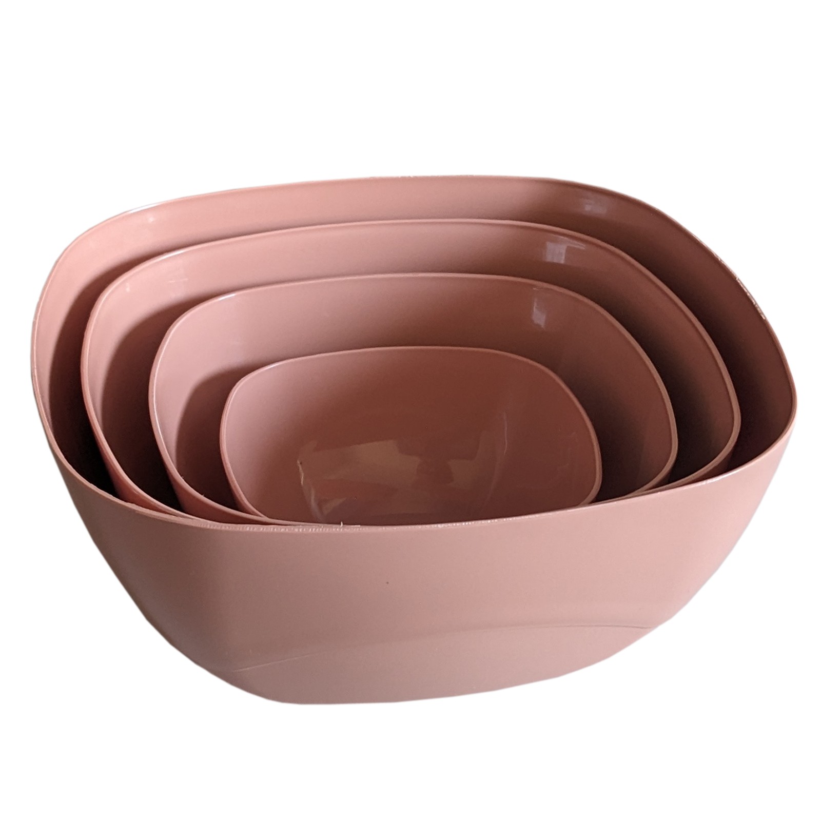 22544_galerie 4er Set Plastikschüsseln 0,7 + 1,8 + 3,3 + 5 Liter