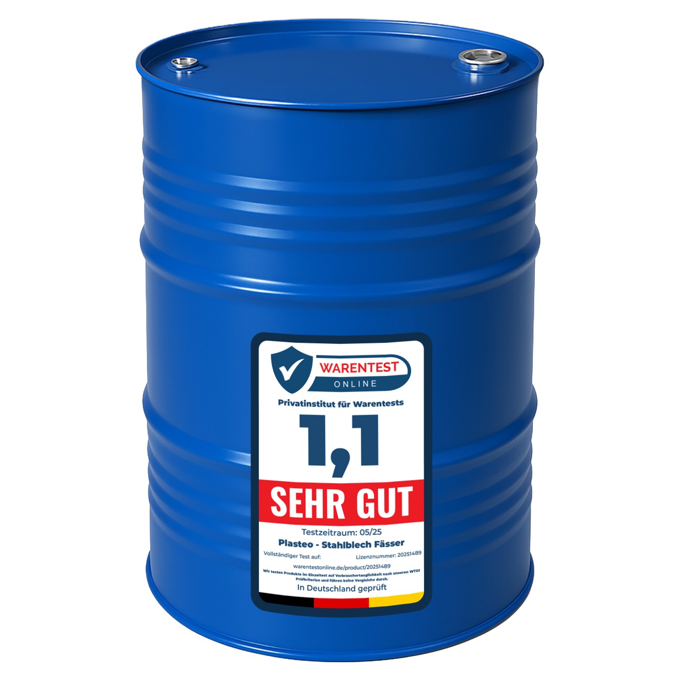 Spundfass 216 Liter blau Spundfass 216 Liter blau