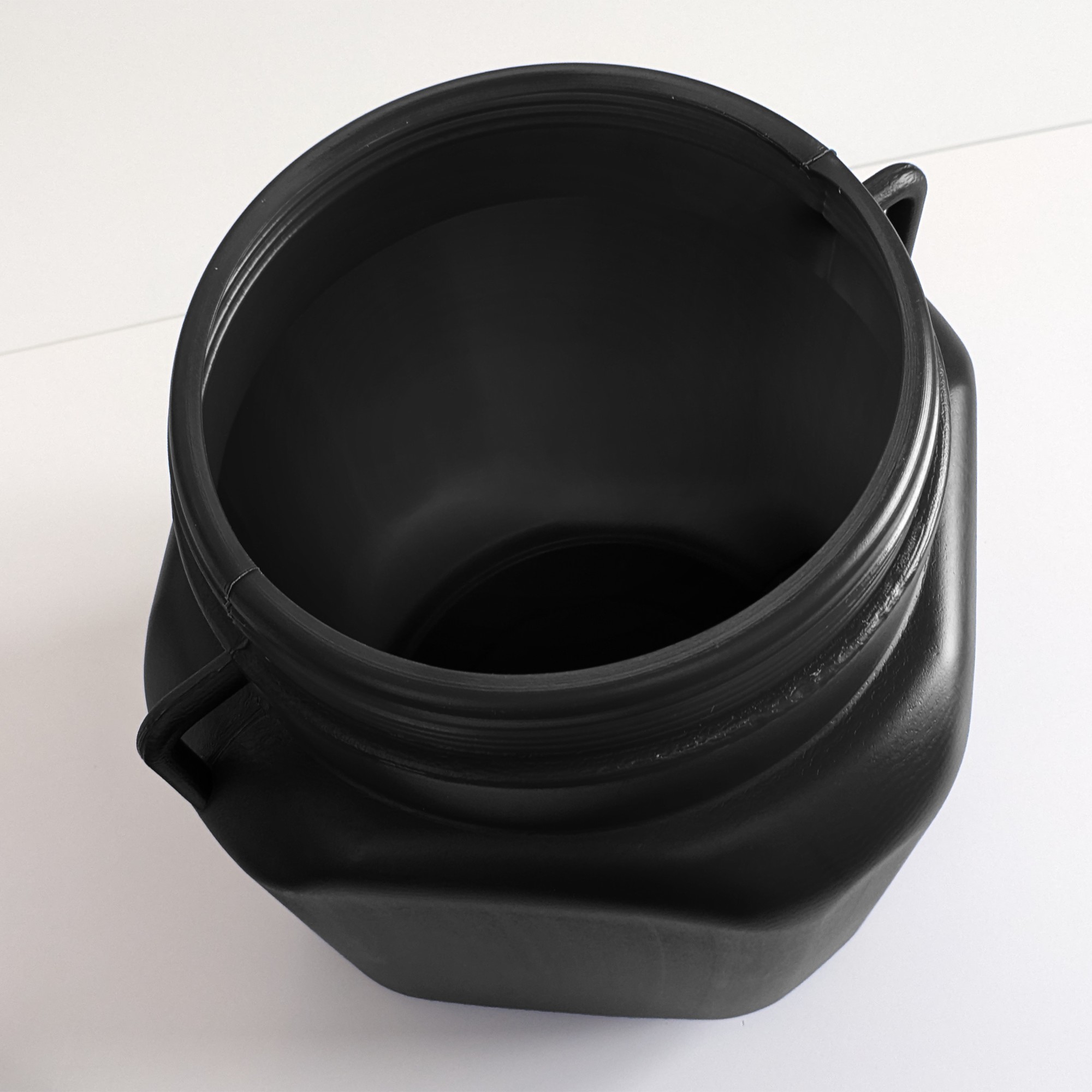 22575_1d 30 Liter Schraubdeckelfass eckig schwarz Made in EU