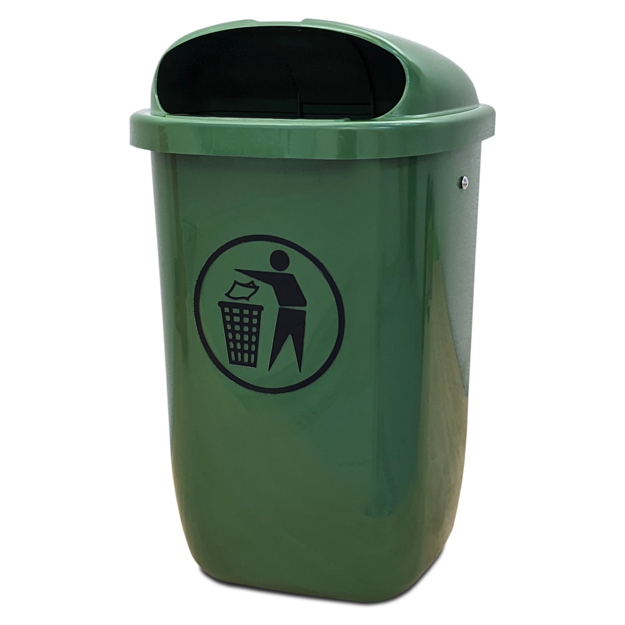 22294_weber_galerie DIN Papierkorb Grün